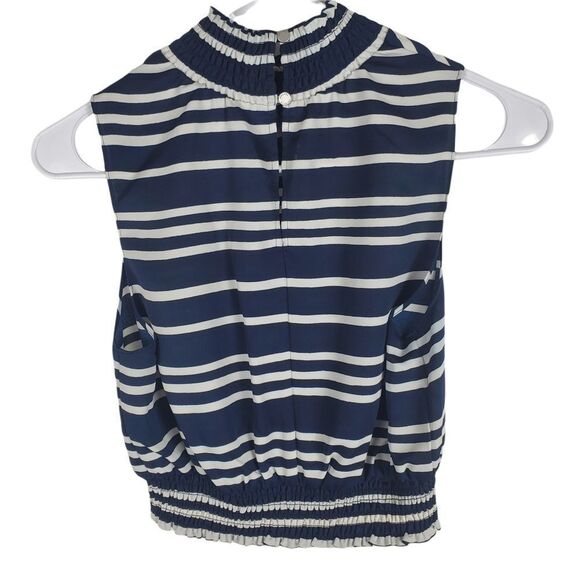 RACHEL Rachel Roy Small Two Piece Striped Matching Set Top Skirt Sunset Cropped - Picture 7 of 9